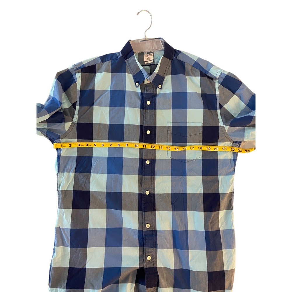 Bonobos‎ Long Sleeve Button Shirt Men's XL Slim Fit Blue Plaid - Picture 3 of 6